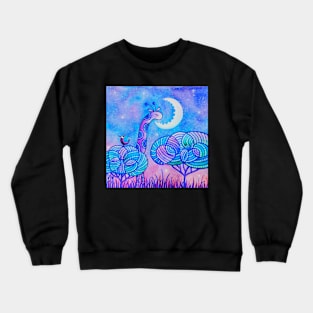 Why the moon isn't always full... Crewneck Sweatshirt